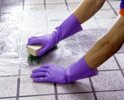 ショーワ ビニール手袋 ビニトップ厚手 No.132(バイオレット) 10双 ショーワグローブ